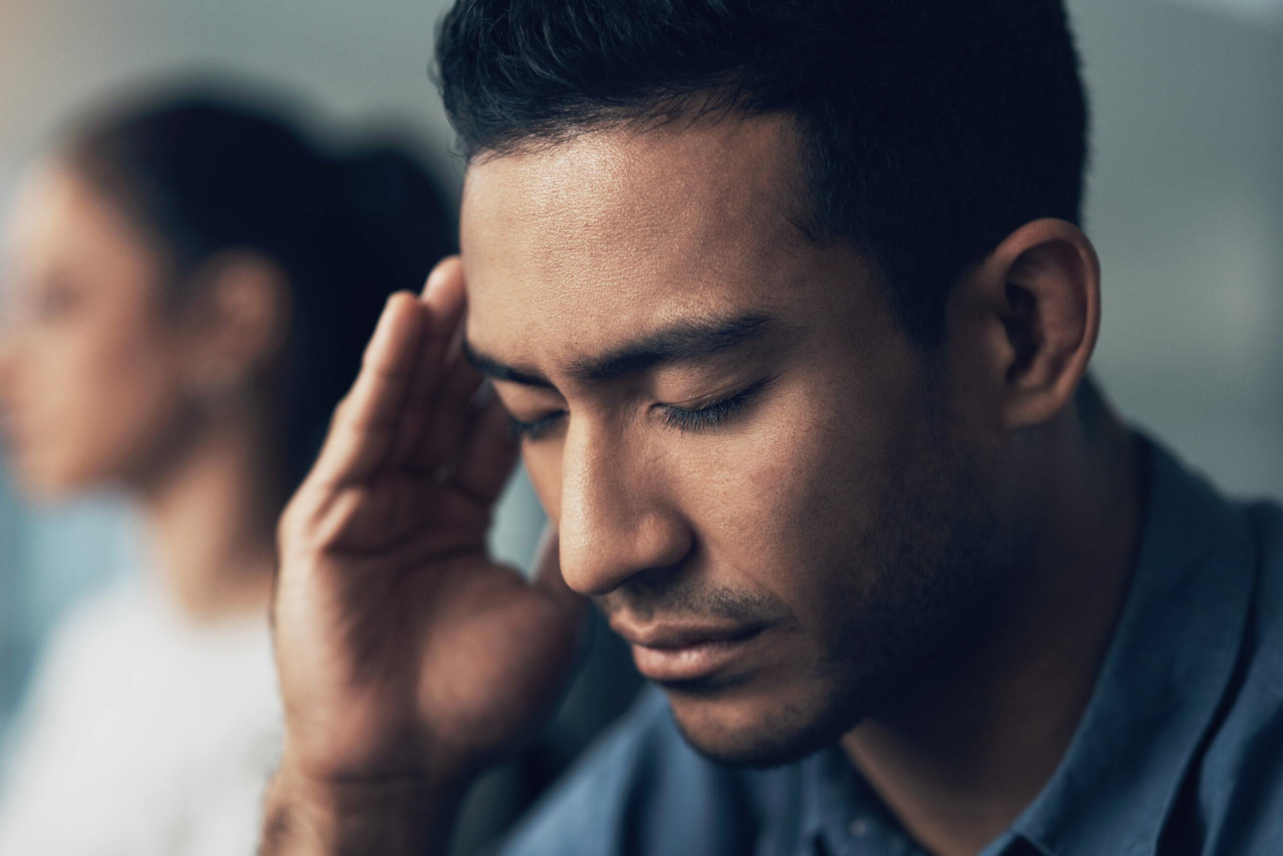low T man with depression